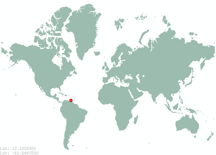 Deblando in world map